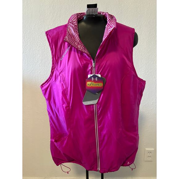 Under Armour Vest Jacket Cold Gear Infrared Womens Size Large New - Picture 1 of 5